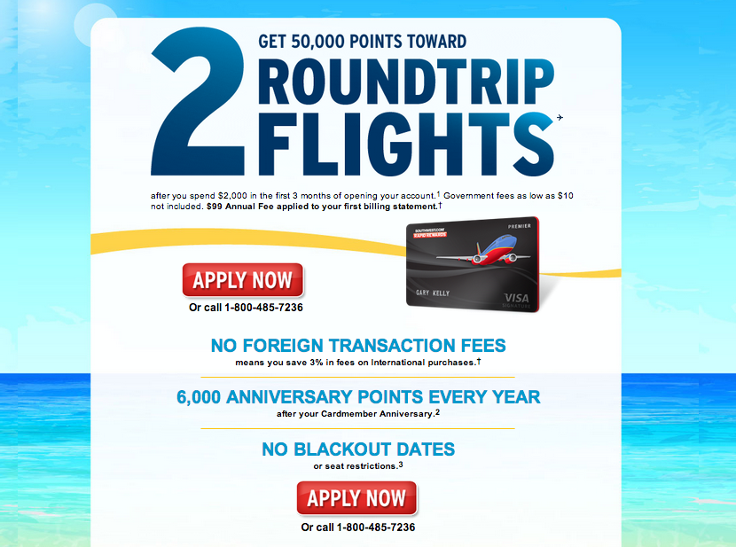 The 50,000 Points Southwest Signup Bonus Offer is Back! (again)